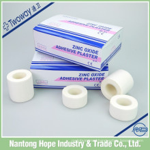 White colored adhesive zinc oxide tape for medical use